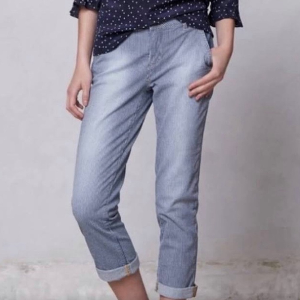 Anthropologie Pilcro and  The Letterpress Hypen Railroad Jeans